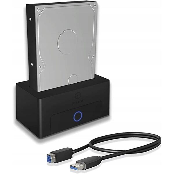 ICY BOX IB-1122-U3-B 1x SATA zu USB 3.2 Gen 1 schwarz