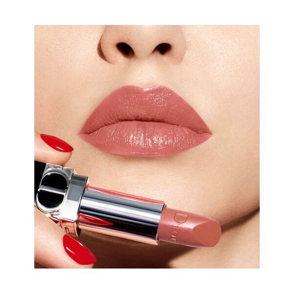 Christian Dior, Dior Rouge, Jojoba, Σατινέ Φινίρισμα, Κρεμώδες Κραγιόν, 100, Nude Look, Επαναγεμιζόμενο, 3.5 g Για Γυναίκες