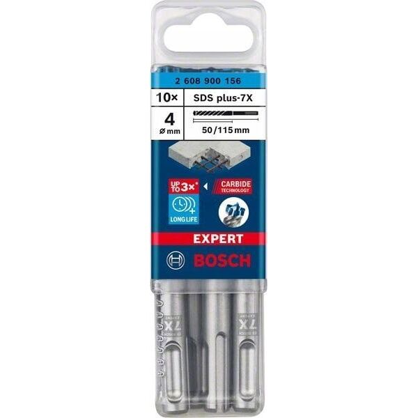 Wiertło Bosch Bosch Expert hammer drill SDS-plus-7X, 4mm, 10 pieces (working length 50mm)