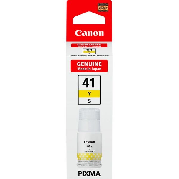 Canon GI 41S Y - 40 ml - S - Κίτρινο - αυθεντικό - Μελάνι αναπλήρωσης - για PIXMA G1420, G2420, G2460, G2470, G3420, G3460, G3470, MG2420, MG2460