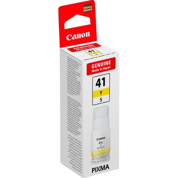 Canon GI 41S Y - 40 ml - S - Κίτρινο - αυθεντικό - Μελάνι αναπλήρωσης - για PIXMA G1420, G2420, G2460, G2470, G3420, G3460, G3470, MG2420, MG2460