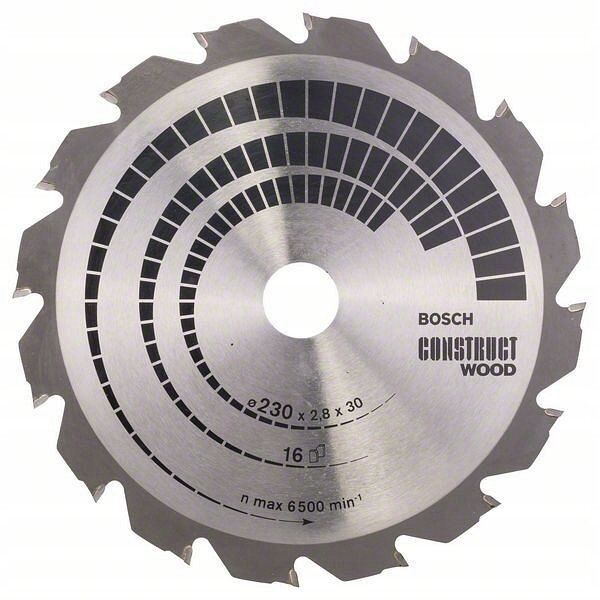 Bosch BOSCH PIŁA TARCZOWA CONSTRUT WOOD 230x2,8x30x16z B2608640635 - 2608640635