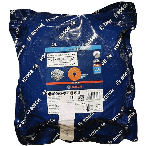 Bosch Bosch Powertools fiber discs R782 180mm G36 25er - 2608621828 EXPERT RANGE