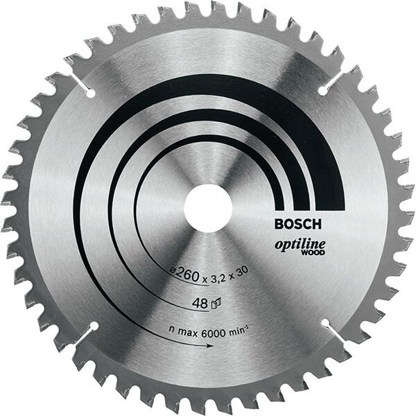 Bosch Bosch circular saw blade multi material, O 260mm, 80Z