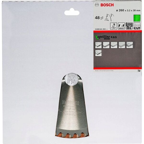 Bosch Bosch circular saw blade multi material, O 260mm, 80Z