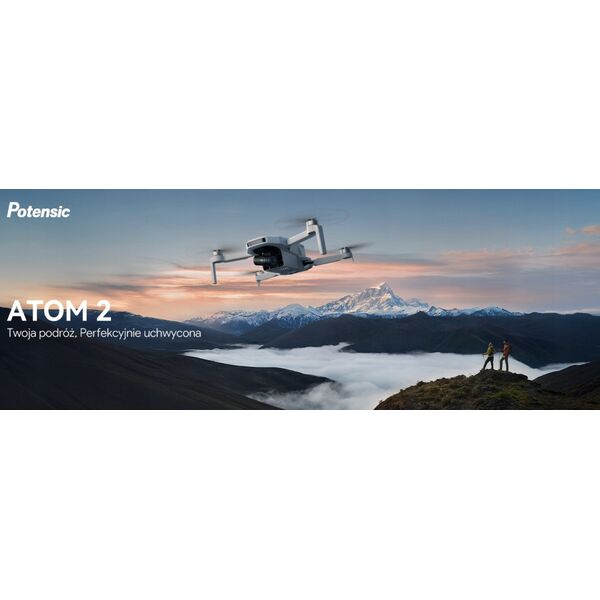 Potensic ATOM 2 GPS dron z kamerą 3-baterie i torba transportowa