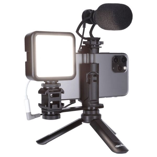 Rollei - Για smartphones όλων των μεγεθών με ή χωρίς θήκη- Ανθεκτική βάση για στερέωση σε τρίποδα- Σπείρωμα 1/4" στο κάτω μέρος- Βάση smartphone για κατακόρυφο και οριζόντιο προσανατολισμόΟ smartphone-βάση μας έρχεται με σύνδεση ¼" (22772)