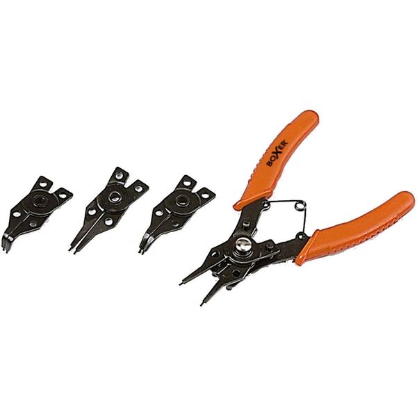 Boxer® πένσα συγκράτησης 0/45/90° με 4 εναλλάξιμες σιαγόνες και κλίση
