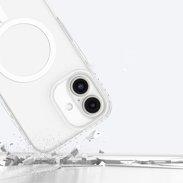 Θήκη σιλικόνης AMAZINGTHING Titan Pro Mag Case με μαγνητικό δακτύλιο για iPhone 16 - διαφανής