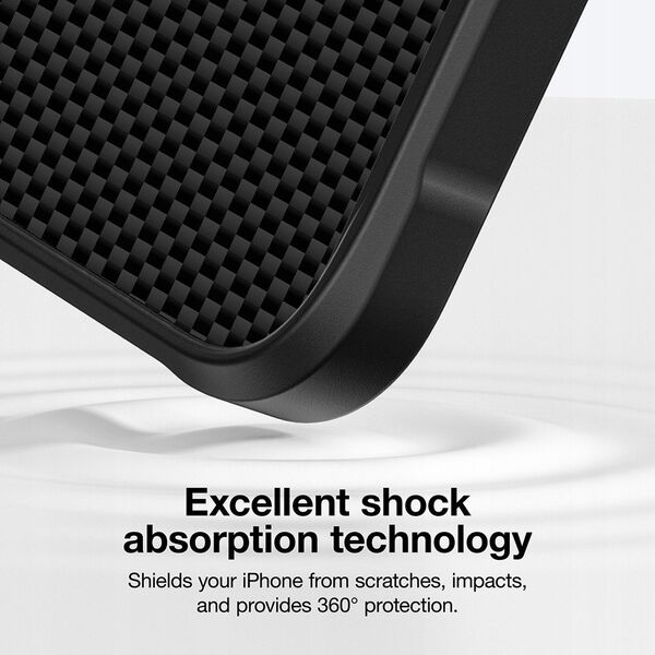 Θήκη θωράκισης AMAZINGTHING Titan Max Case με ίνες αραμιδίου 1500D για iPhone 16 Pro - μαύρο