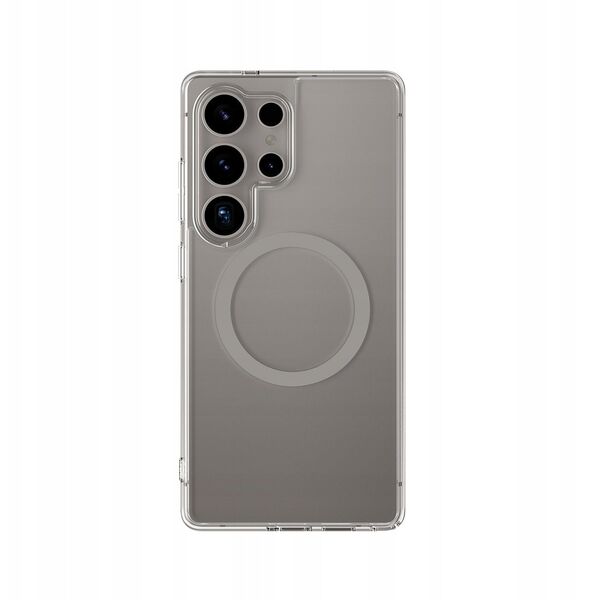 Θήκη σιλικόνης AMAZINGTHING Minimal Mag Case με μαγνητικό δακτύλιο για Samsung Galaxy S25 Ultra - γκρι