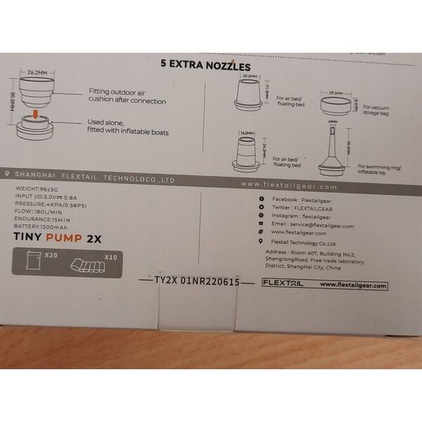 TINY PUMP 2X, πορτοκαλί