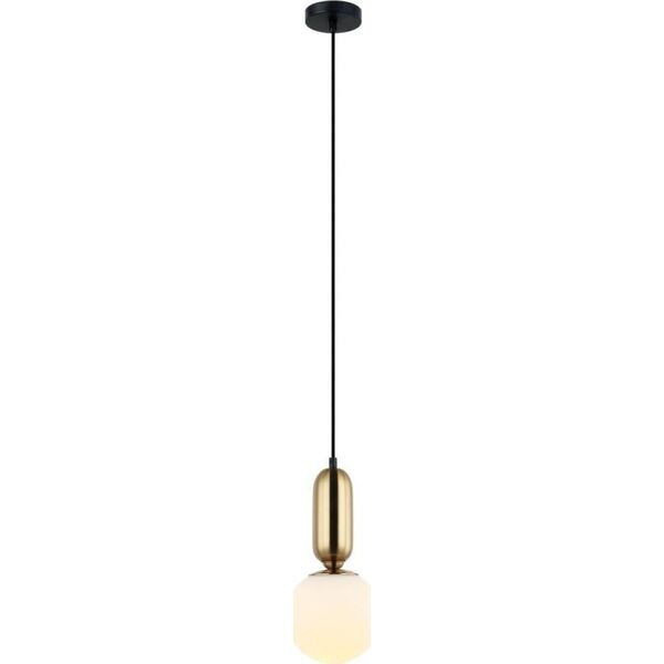 Lampa wisząca Italux Lampa wisząca ALDEVA PND-02340-1S-BRO Italux