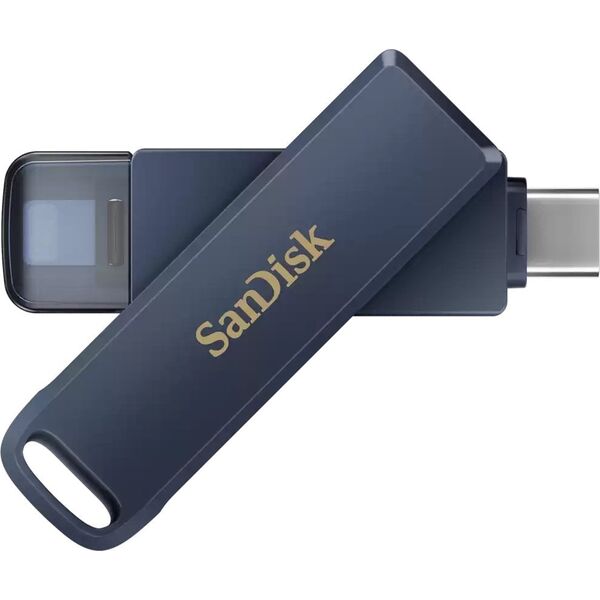 Pendrive SanDisk iXpand Phone Drive 128GB USB-C Metal Sky
