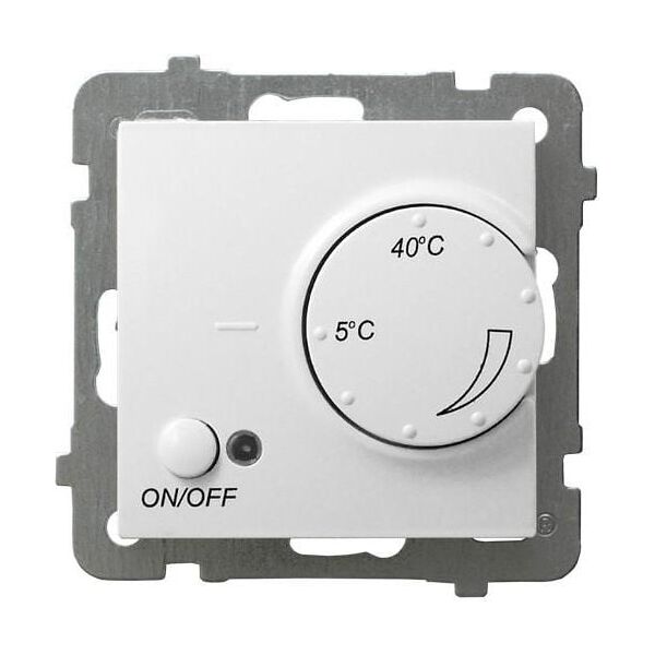 Ospel Regulator temperatury AS z czujnikiem podpodłogowym biały (RTP-1G/m/00)