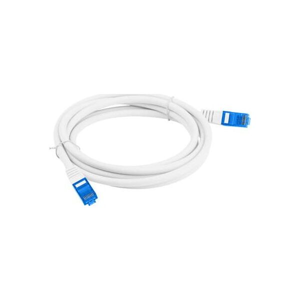 Lanberg PATCHCORD KAT.6A S/FTP LSZH CCA 0.5M BIAŁY FLUKE PASSED LANBERG