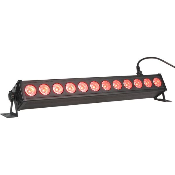 LIGHT4ME DECO BAR 12 RGB listwa oświetleniowa belka LED oświetlenie sceniczne dekoracja światłem pilot 12x3W