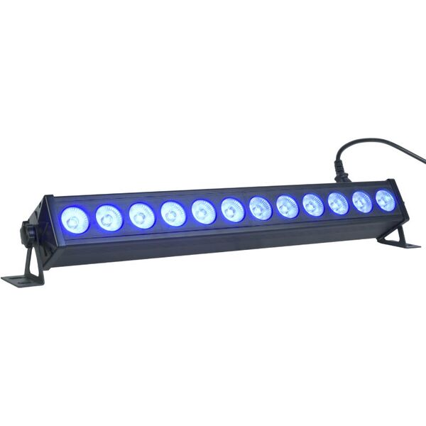 LIGHT4ME DECO BAR 12 RGB listwa oświetleniowa belka LED oświetlenie sceniczne dekoracja światłem pilot 12x3W