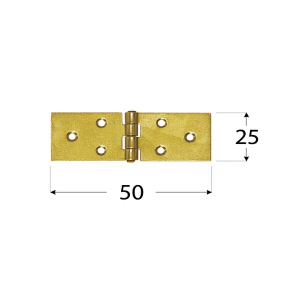 ΜΕΝΤΕΣΕΣ BUTT Z 50. 50X25X1.5 MM