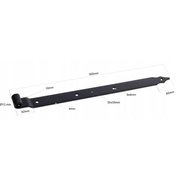 ΣΤΗΡΙΓΜΑ ΠΟΡΤΑΣ 83032 13MM/19MM ΜΑΥΡΟ