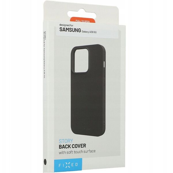 Fixed Story | Θήκη Πίσω | Samsung | Galaxy A36 5G | Καουτσούκ | Μαύρο