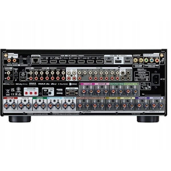 Ενισχυτής Denon AVC-A10H, ενισχυτής οικιακού κινηματογράφου 13.4 καναλιών, μαύρος
