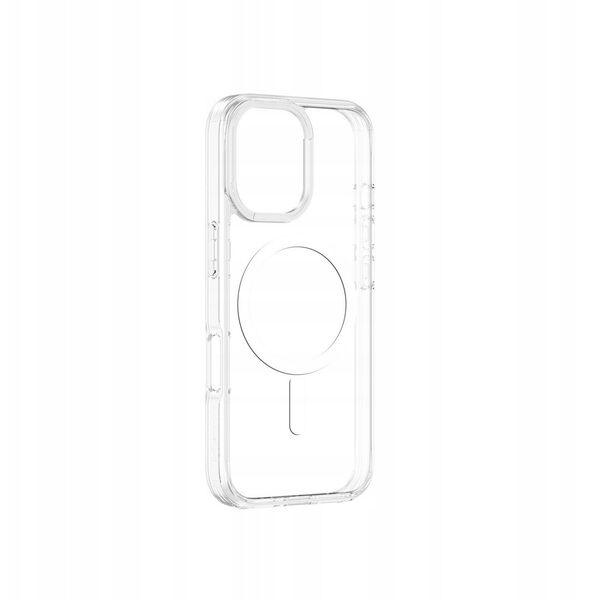 Θήκη σιλικόνης AMAZINGTHING Minimal Mag Case με μαγνητικό δακτύλιο για iPhone 16 Plus - διαφανές