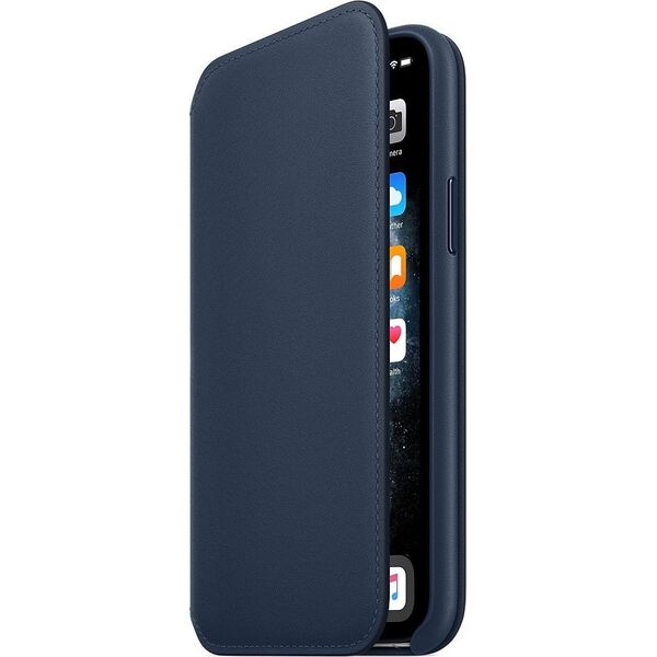 Apple Skórzane etui folio do iPhone 11 Pro otchłanny błękit -MY1L2ZM/A