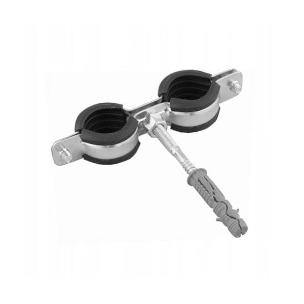 Διπλός σφιγκτήρας UDG με επένδυση 1/2 (20-23mm) KPL M8 γαλβανισμένος