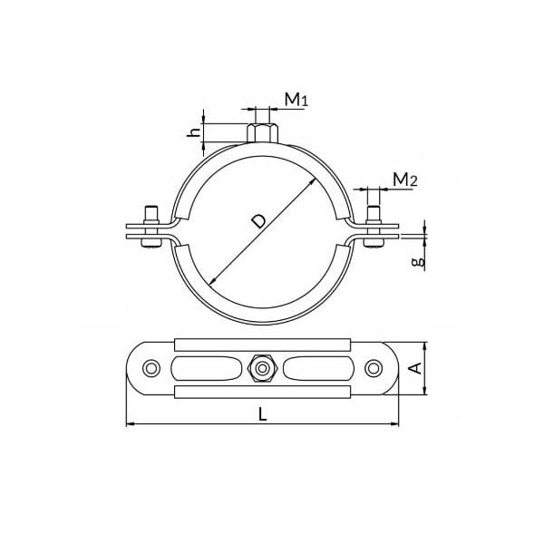 Μονή σφιγκτήρας HOBBY χωρίς επένδυση 1 1/4 KPL (41-45)