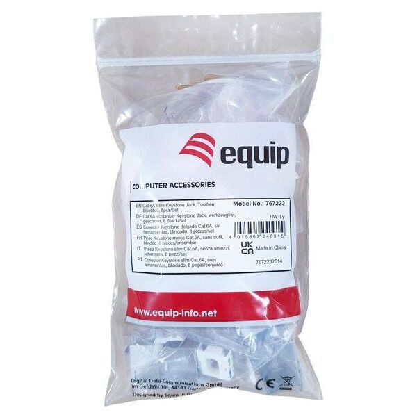 Equip Keystone Jack θωρακισμένο Cat.6A εργαλείο για μέταλλο σετ 8 τεμαχίων