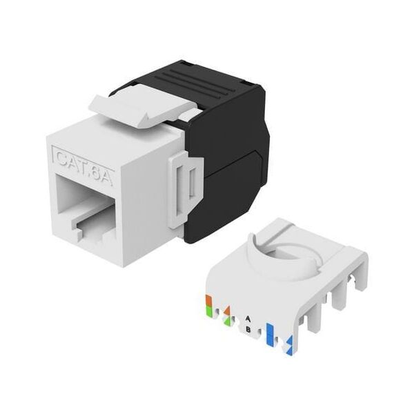 Equip Keystone Jack μη θωρακισμένο Cat.6A εργαλείο 8 τεμ. λευκό