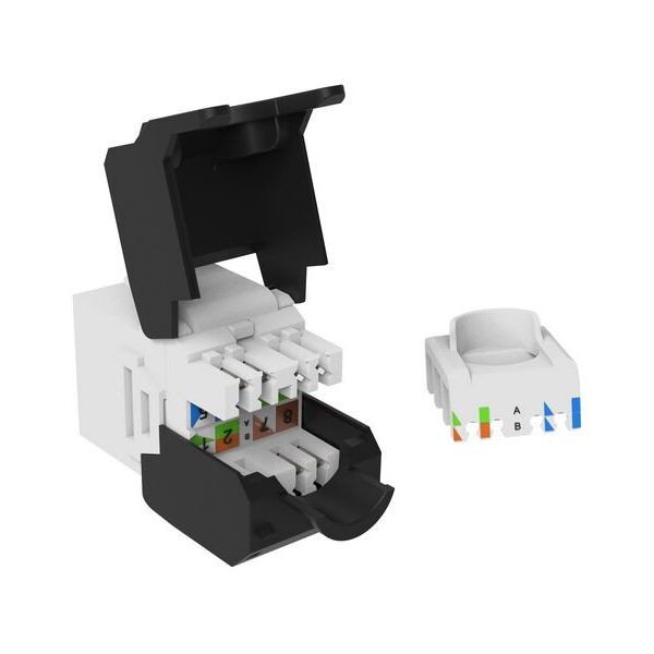 Equip Keystone Jack μη θωρακισμένο Cat.6A εργαλείο 8 τεμ. λευκό