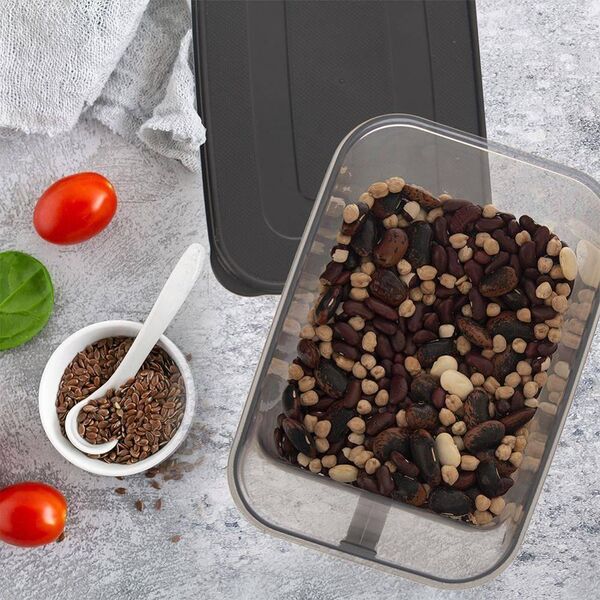 Orion Pojemnik kuchenny z uchwytem pokrywką na produkty sypkie płatki makaron mąkę cukier 2,75 l MATRIX