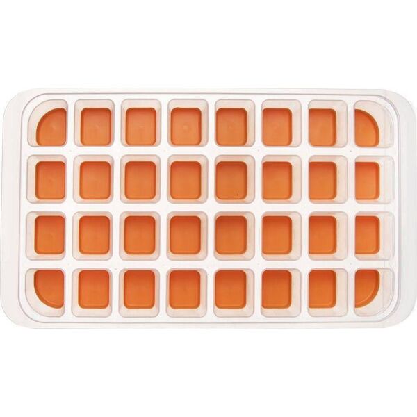 Excellent Houseware Forma foremka na lód 32 kostki do kostek lodu łatwe wyciąganie silikonowa duża