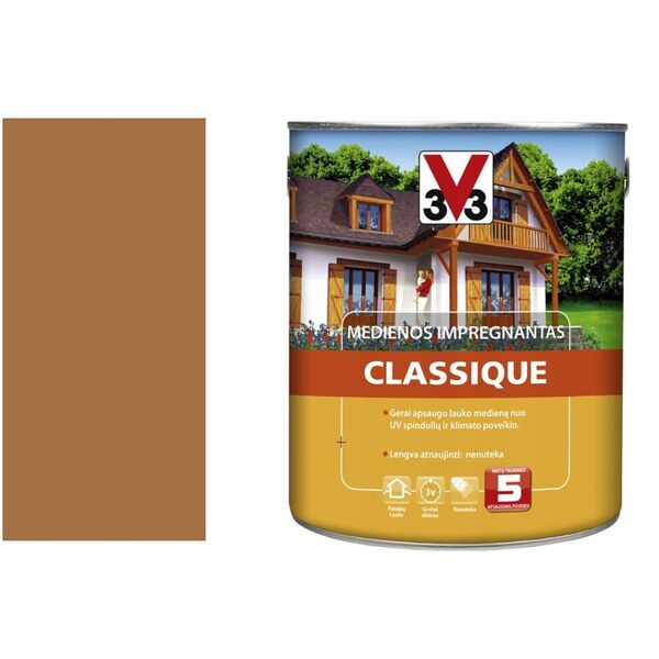 V33 ΕΜΠΟΤΙΣΤΙΚΟ ΞΥΛΟΥ CLASSIQUE (LIGHT OAK,