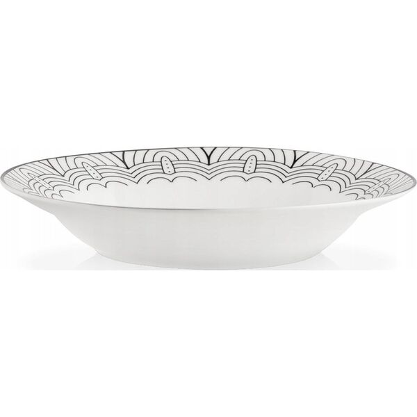 NAVA Talerz obiadowy głęboki porcelanowy MAYA 22,5 cm, 700 ml