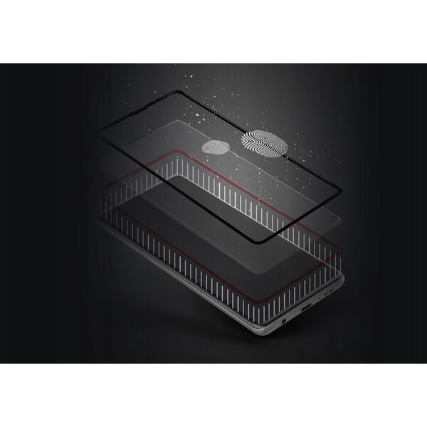 MyScreen DIAMOND GLASS LITE edge | FULL GLUE Black ZTE Voyage 40