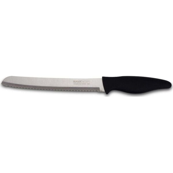 NAVA Nóż kuchenny stalowy DO CHLEBA pieczywa bułek bagietek ACER 32,5 cm