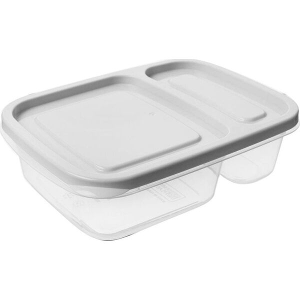 Orion Pojemnik DZIELONY do żywności, 2-częściowy, lunchbox, 0,75L