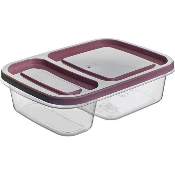 Orion Pojemnik DZIELONY do żywności, 2-częściowy, lunchbox, 0,75L