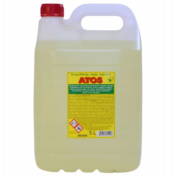 ATOS - καθαριστικό και απολυμαντικό, 5L.