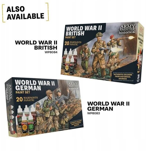 The Army Painter: Historical - World War II - American Paint Set