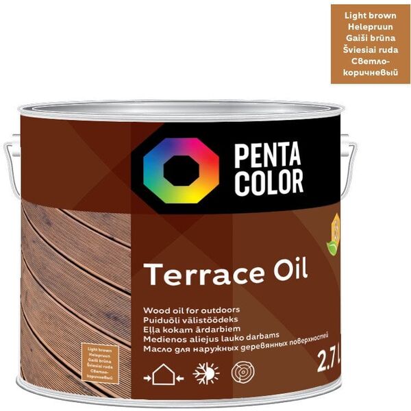 Λάδι για βεράντα με Tung Pentacolor