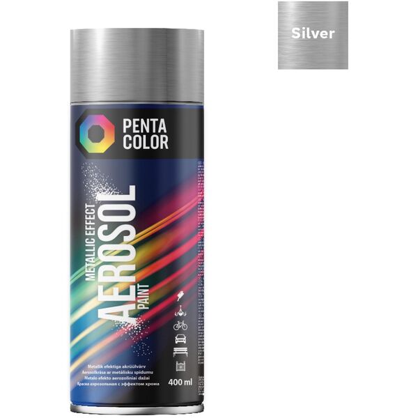 Pentacolor PAINT AERO PENTA METALLIC SILVER 400ML