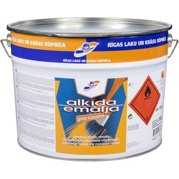 Rilak ALKYDENAMELFORFLOORSYELLOW-BROWN 0.9L
