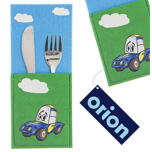 Orion Pokrowiec etui na sztućce AUTO 21x9 cm