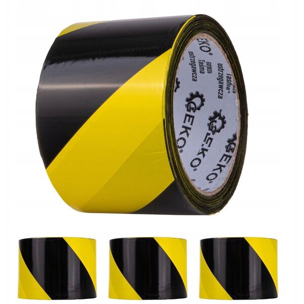 Προειδοποιητική ταινία κίτρινο-μαύρη 100m x 70mm (80)