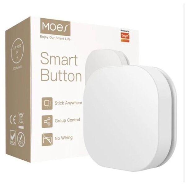 Έξυπνο ασύρματο κουμπί Zigbee Moes IP55 TUYA