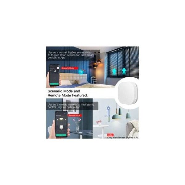 Έξυπνο ασύρματο κουμπί Zigbee Moes IP55 TUYA